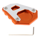 Waterproof Side Kick Stand Sidestand enlarger Kickstand Support Plate Orange