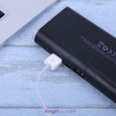 Mini Plastic 5 X 18650 Batteries Power Supply Power Bank DIY Box(Black)
