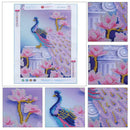 Magnolia Peacock 5D Diamond Painting Embroidery DIY Cross Stitch Home Decor
