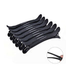 12Pcs Professional Black Matte Hairdressing Salon Sectioning Clamps Hair Clips O