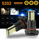 2Pcs 5202 LED Fog Light Bulbs DRL 3200 Lumens Super Bright 84-SMD 12V 24V H
