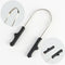 Tongue cleaner scraper dental care oral hygiene care mouth-white^stainless steel