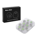 New Bee Noise Isolating Memory Foam Ear Tips Silicone Earmuffs (Black)
