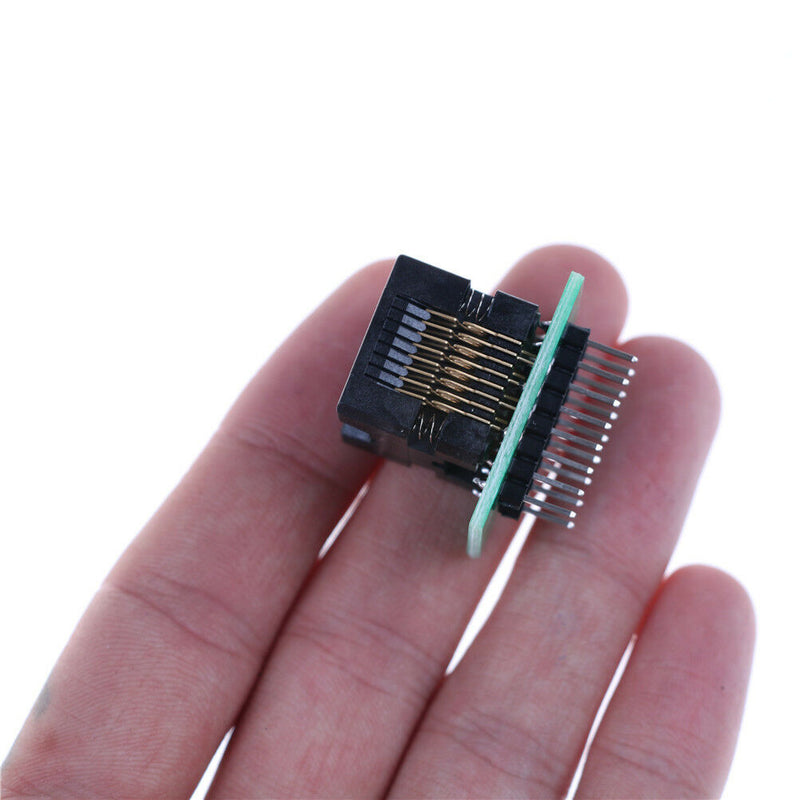 SOP16 to DIP16 Programmer Adapter Socket Converter Board 1.27 mm Pitch MU JR