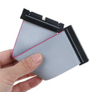 IDE 40 Pin Male to fema pata hard drive hdd extension flat ribbon cable 5 inch Z
