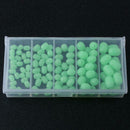 100pcs Luminous Column Float Ball Stopper Space Beans Fishing Accessories A