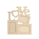 New Lovely Hollow Love Wooden Family Wall Photo Picture Frame Rahmen Art Di