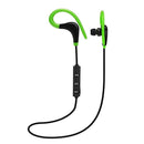BT4.1 Earphones Sports Running Headset Stereo Headphone Earplug Green