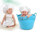 Infant Baby Chef Apron Set Photography Props, Chef Unisex Baby Uniform Cost W4V7