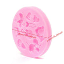 Baby Shower Silicone Fondant Cake Mould Mold Chocolate Baking Sugarcraft DecorJR