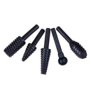 5pcs Rotary Rasp Set Milling Cutter Rotary Woodworking File Grinding Head