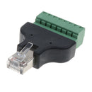 52mm/2.04inches Male 8-Position-8-Contact Ethernet to 8-Pin Block Terminal