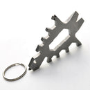 Multifunctional Outdoor Camping Stainless Steel Opener Wrench Screwdriver Cutter