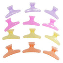 12 pcs Butterfly Salon Hairdressing Hair Clip Color Perm Sectioning Clips H L3D7