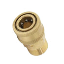 2X M22 Quick Release Connector to 1/4" Male Adapter Pressure Washer Coupling