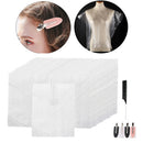 200pcs Disposable Hair Cutting Cape Gown Clear Salon Apron Cloth for Barber