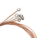 6 Pieces Stainless Steel Guitar Strings String For Acoustic Guitar