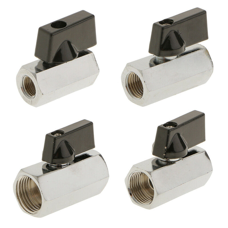 Female-1/4 NPT Threaded Full Port Brass Ball Valve Shut Off Switch Quick
