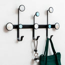 Creative Wrought Iron Rack Coat Hook Wall Storage Shelf Multi-Purpose Hooks H2Q6