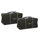 MagiDeal Pack Of 2 Outdoor Travel Duffel Bag Camping Equipments Zipper Bags