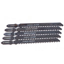 10pcs T144D HCS T-Shank Curved Wood Fast Cutting Jig Saw Blades Serratio %o