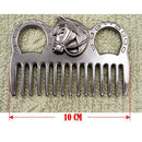 Stainless Steel Horse Comb Metal Curry Brushing Cleaning Tool Equestrian