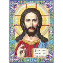 5D DIY Special Shaped Diamond Painting God Cross Stitch Mosaic Craft Kit