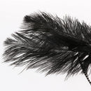 1920s Flapper Feather Headband/Women Rhinestone Beaded Headpiece/Bohemian Style