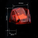 2PCS IPX4 Waterproof Self-Powered Bicycle Bike Tail Light LED Rear Light