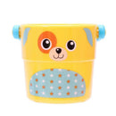 Toddler Bathtime Set Of 5 Zoo Stack And Pour Buckets For Children