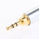 2 Pack Ptrmium 2.5mm Stereo TRRS 3 Pole Male Conductor Connector Replacement