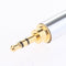 2 Pack Ptrmium 2.5mm Stereo TRRS 3 Pole Male Conductor Connector Replacement