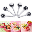 Cute 10x Eye Mini Food Fruit Picks Baby Kid Forks Bento Lunch Box Tool Tableware