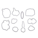 Metal Cutting Dies Stencil Scrapbooking Rabbit Stamp Embossing Paper Cards
