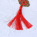 Home Car Decor Feng Shui Chinese knot 10 Lucky Coins Career Wealth Pend Kw