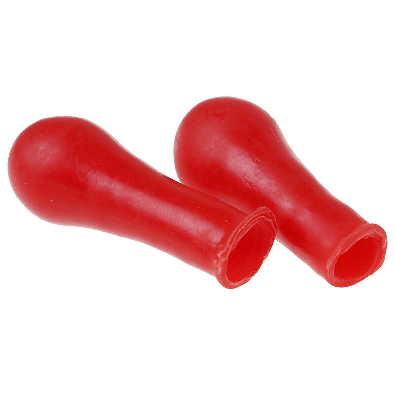 10Pcs Dropper Red Rubber Bulb Head Dropping Bottle Insert Pipette Lab Supplie Ew