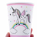 12Pcs Horse Cups Disposable Paper Cups Kids Birthday Horse Party Supplies ME