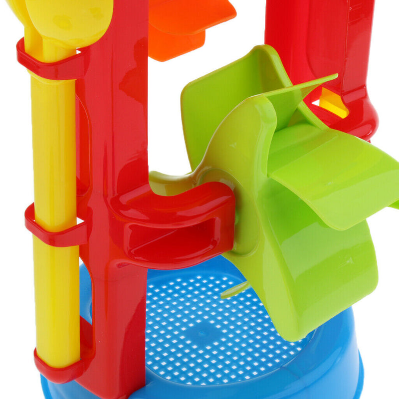 6 Pieces Beach Sand Toys Set - Sandbox Water Wheel Sandglass, Shovel and Animal
