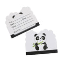 10pcs Panda theme invitations cards kids birthday wedding party invitations BX