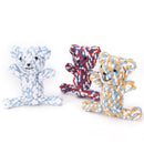 1pc x pet dog durable bear knot for small and large dogs trainging chew toys 3C