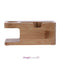 Bamboo Smart Watch Charger Holder Cellphone Charging Dock Wooden Stand Station