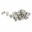 30 Pieces 12 X 22Mm Stainless Steel Spacer Glass Holder Sign Mounting