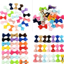 20Pcs Hair Bows Band Boutique Alligator Clip Grosgrain Ribbon Girl Baby LJ