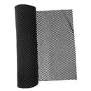 Black Foam Rubber Anti-Slip Shelf Drawer Liner Placemat for Cabinets,Desks