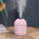 2 Modes Mist Spraying Air Humidifier Aroma Essential Oil Diffuser (Pink) A