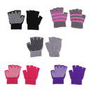 2 Pair Non Slip Yoga Gloves Women Men Anti-skid Pilates Dance Workout Glove