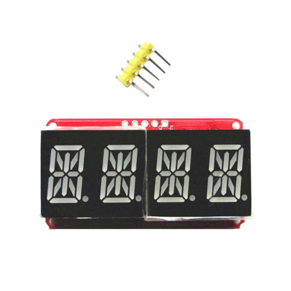 4 Pcs 0.54" 4 Digit Segment Tube LED Display Module for Arduino I2C Matrix