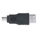 Mini USB 5pin Male to USB2.0 Female OTG Date Converter Adapter Connector