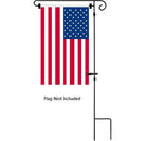 Garden Flag Stand Holder Easy To Install Strong And Sturdy Wrought Iron Pol