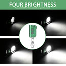 XP-G2 S3 LED Mini Flashlight 4 Modes USB Rechargeable Keychain Torch Lamp